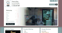 Desktop Screenshot of pizzaplymouthmi.com