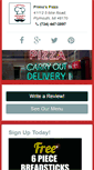 Mobile Screenshot of pizzaplymouthmi.com